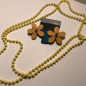 Sunflower dangle earrings